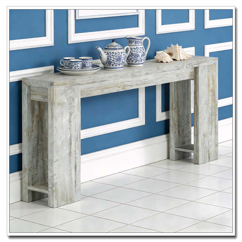 Table d'entrée en bois, console