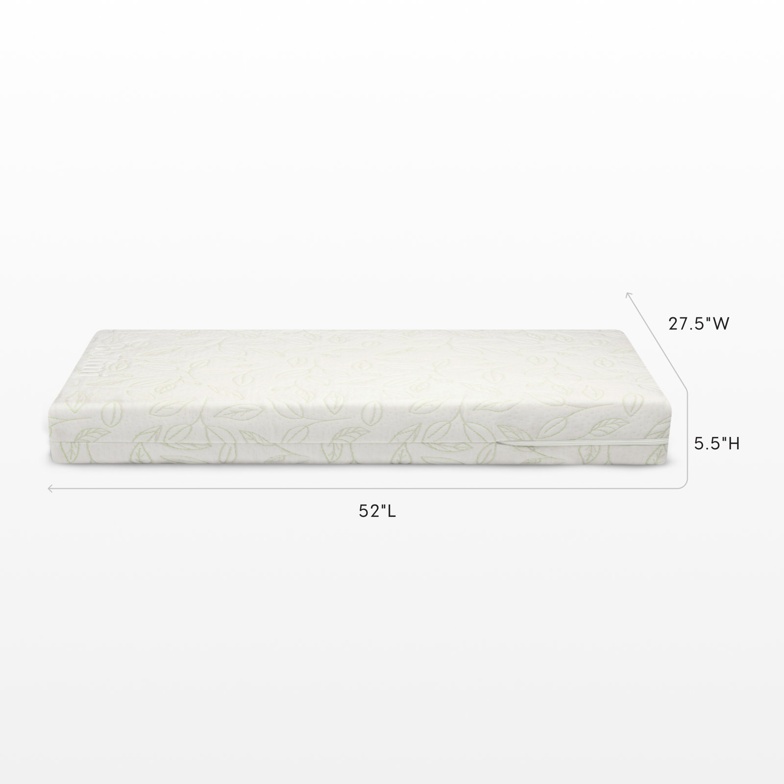 Bellini Breathable Luxury Crib Mattress, White