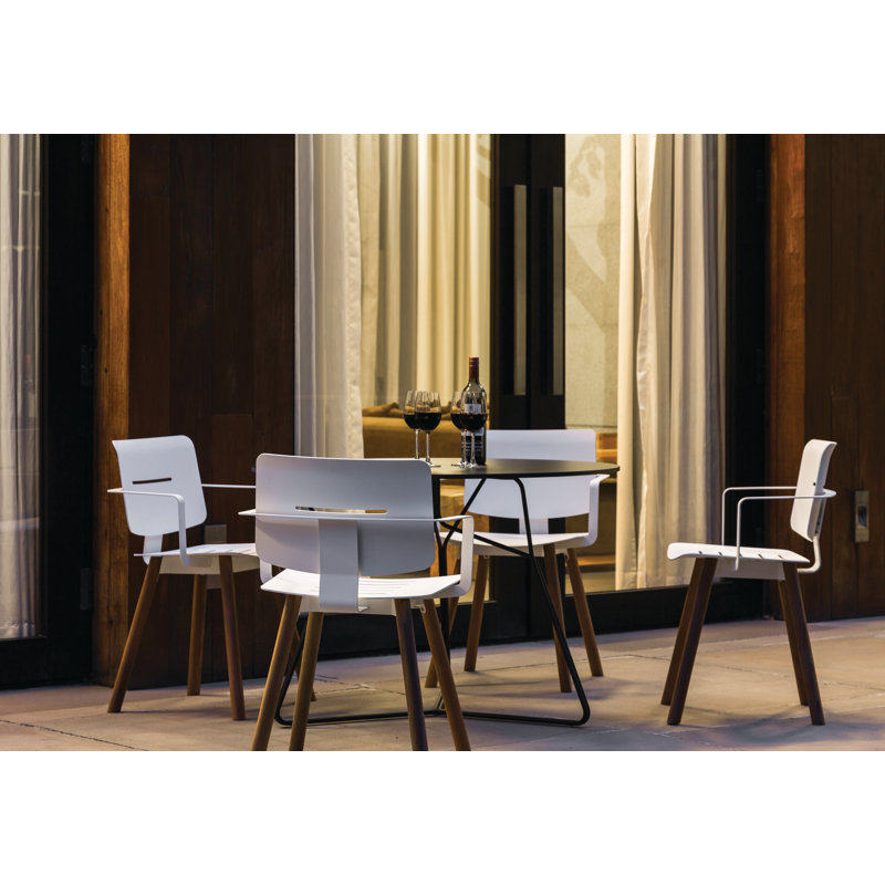 Serac Dining Table, Ceramic Gray