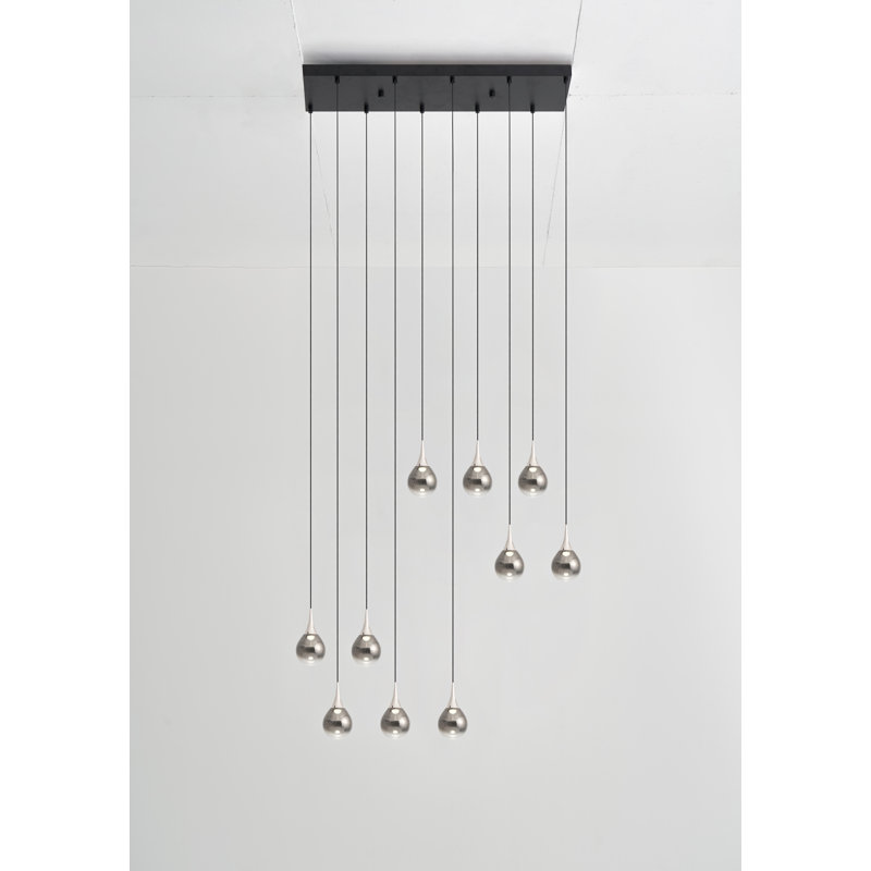 Paopao 10 - Light Cluster Pendant, Chrome