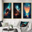 «Imagine Space», 3 pièces sur toile-504821250-504821263