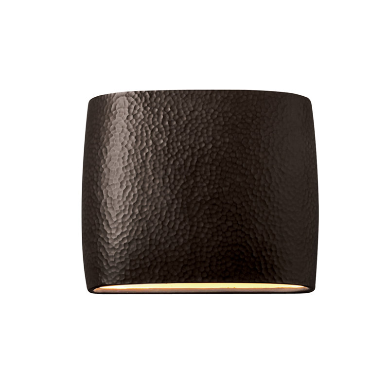 Ambiance Collection™ LED Outdoor Flush Mount, Hammered Iron