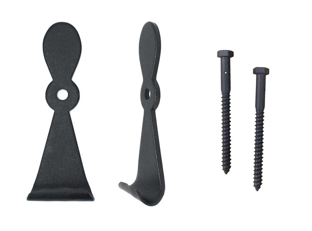 Large Georgetown Shutter Dog with Lag Bolt Perfect Shutters, inc. 