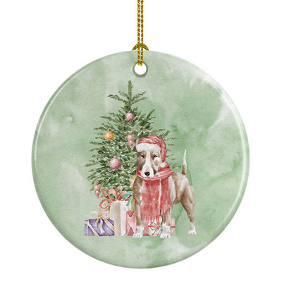 Ornement suspendu Christmas Bull Terrier