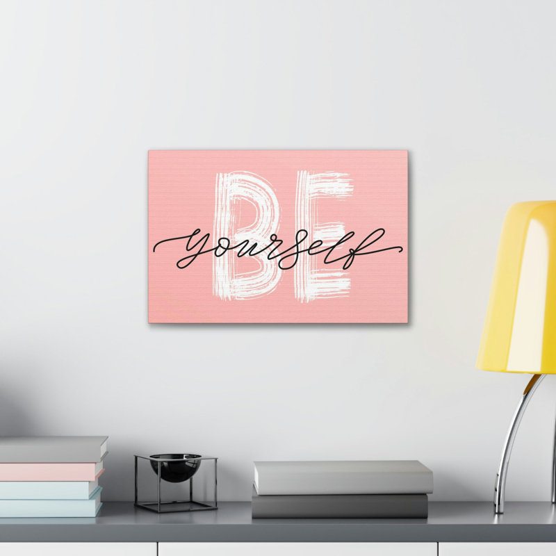 Décoration murale inspirante «Be Yourself Motivation», H 12 po x l 18 po