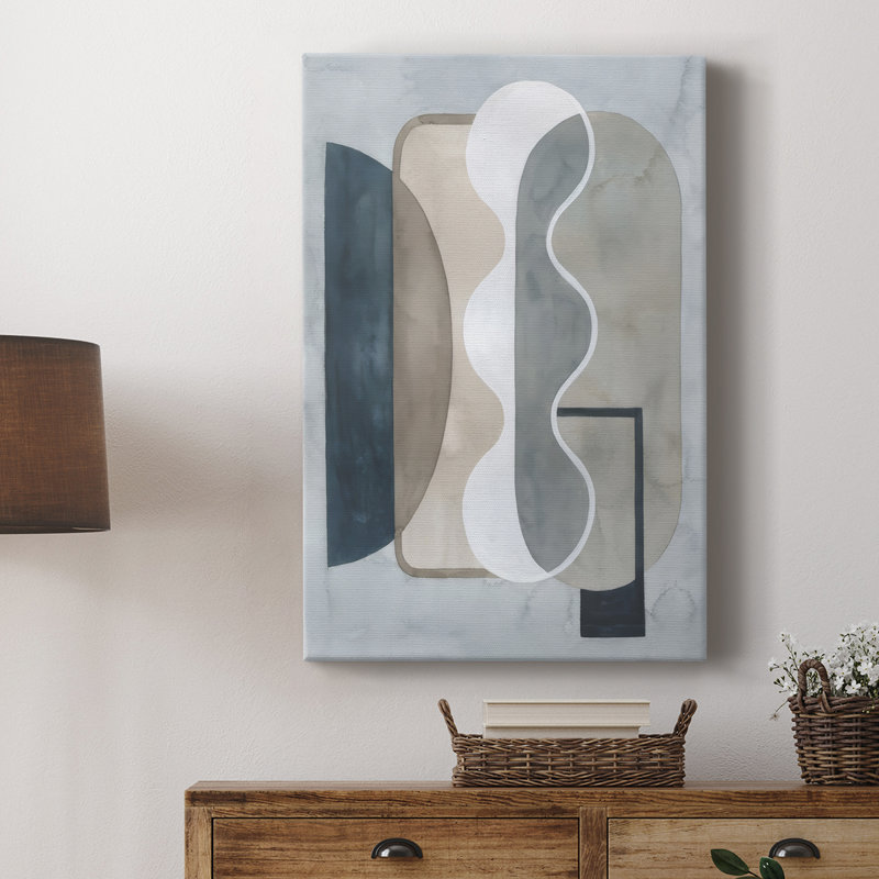 Shapes and Shadows I -Custom Wrapped Gallery Cavas, 36" H x 24" W