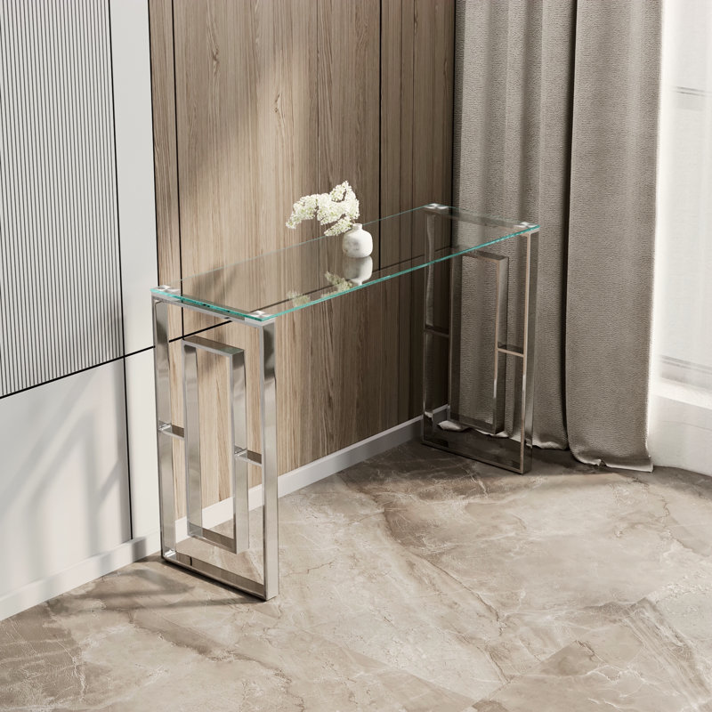 Console Table, Silver