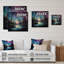«Jamond Aurora Borealis Dancing Lights 8» sur impression sur bois-27586773