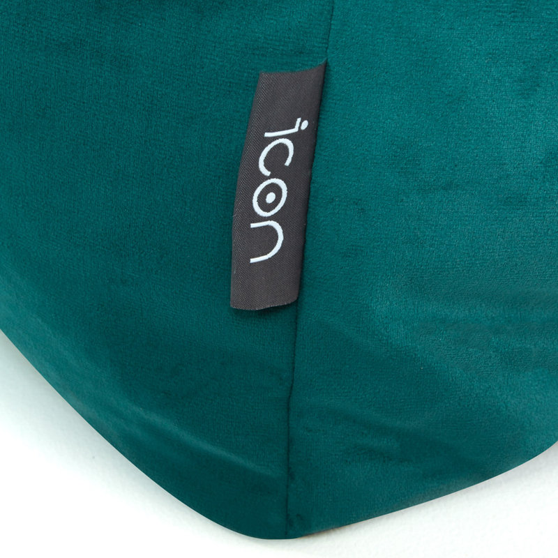 Cecilia Velvet Sofa Bean Bag, Teal Green