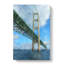 Mackinac Bridge In Michigan Painting - Wrapped Canvas-63999501