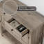 Console 35,4 po avec tiroirs et armoire-1157606655