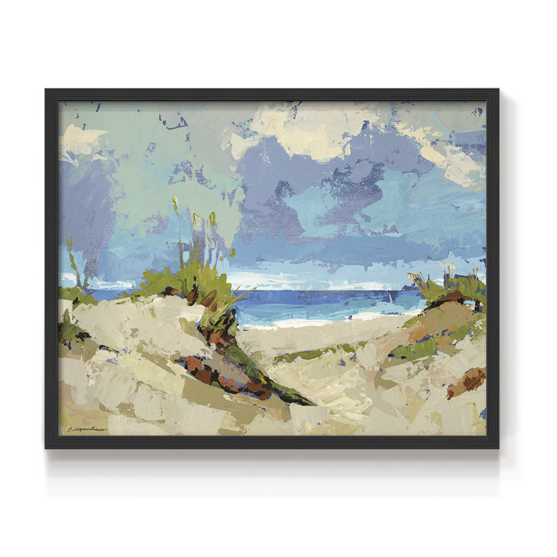 Dunes II - Reproduction encadrée - Restickable, Noir, noir, noir, noir, H 22 po x l 28 po