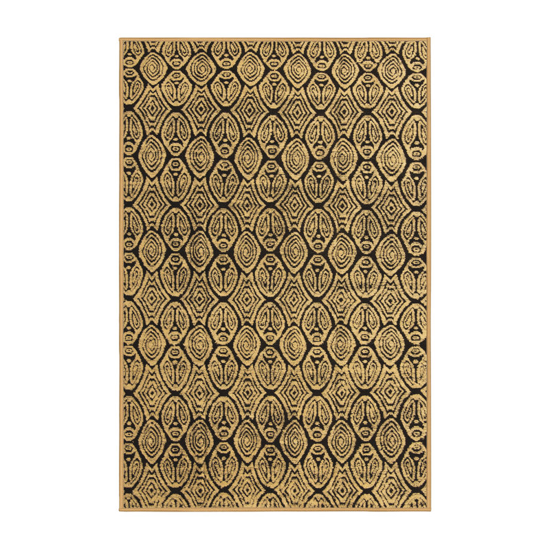 Binisha Geometric Indoor Rug, Rectangle 2' x 3'