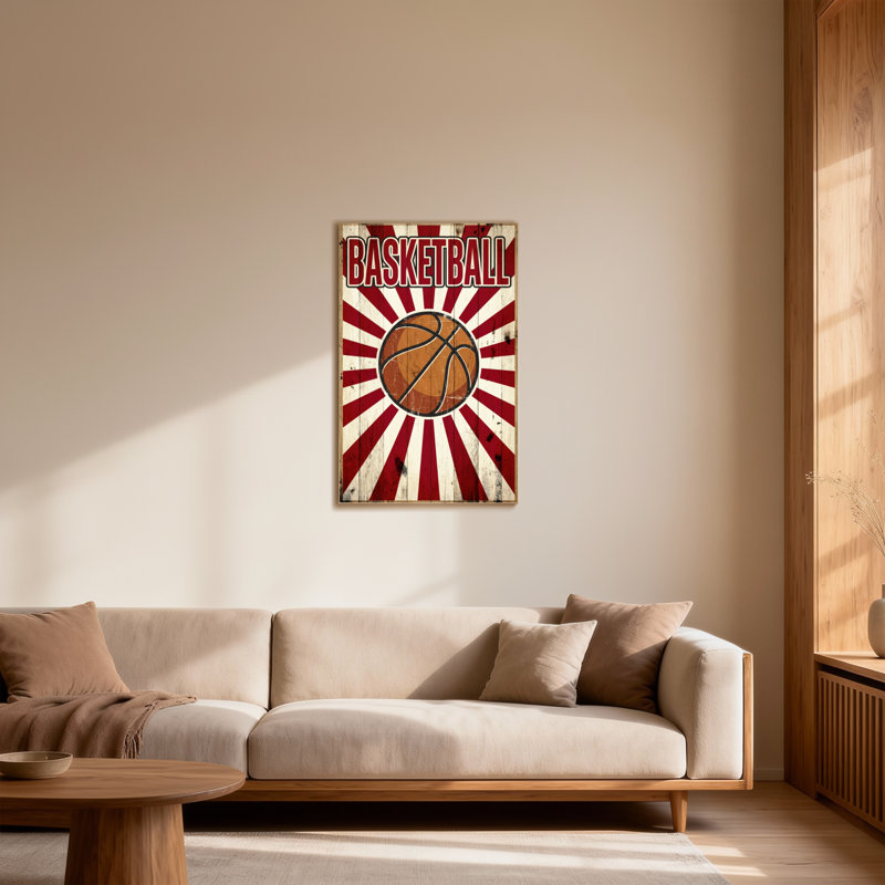 Bain et buanderie Basketball Sunburst, H 40 po x l 28 po