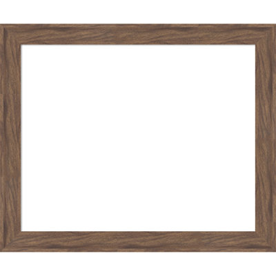 Pia Medium Brown Framed Dry Erase Magnetic Board, Organization Boards