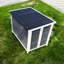 Maison pour chiots en bois 40,38 po - Construction extérieure à l'épreuve des intempéries et des chenils pour les animaux domestiques