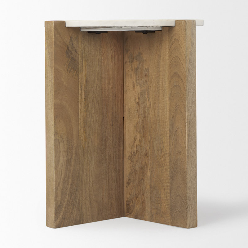 table de bout abstraite, Marron clair