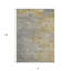 Tapis intérieur gris lavable abstrait 3 pi x 5 pi