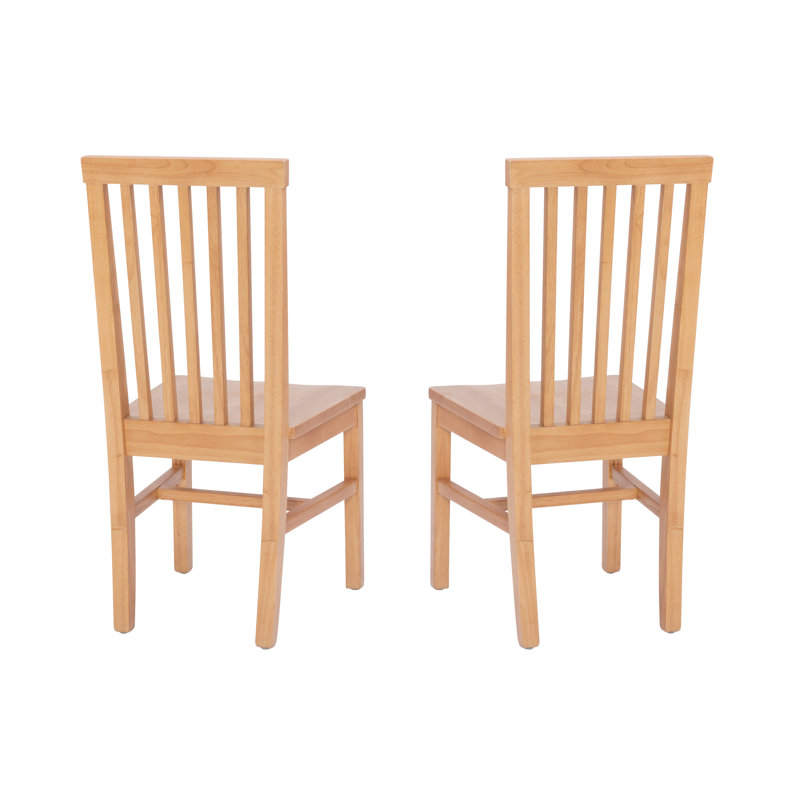 Percival 18.25'' H Solid Wood Side Chair, Natural