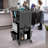 Rolling Utility Cart Storage Cart with Trays Lockable Craft Cart Salon Trolley