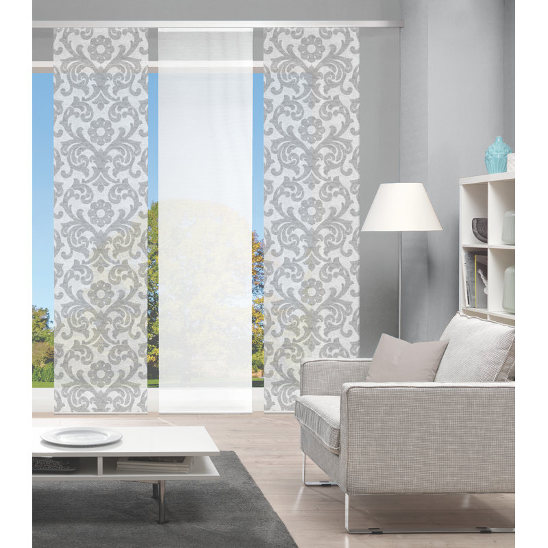 Gable Track Insert Semi Sheer Sliding Panel