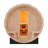 4-6 Person Outdoor Barrel Sauna - Natural White Pine Wood, Weather-Resistant Backyard Steam Room With Built-In Seating