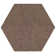 Saturn Collection Solid Color Indoor Amice Area Rugs Brown - 2'X6'