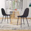 Chaise d'appoint rembourré moderne de style Mid-Century Elzada-363278954-363278944