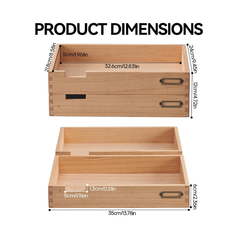 Bamboo Desk Organiser