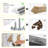  HDPE Folding Adirondack Chair with Ergonomic Design & Cup Holder, Heavy Duty Adirondack Chair for Patio, Pool, and Yard-486329092