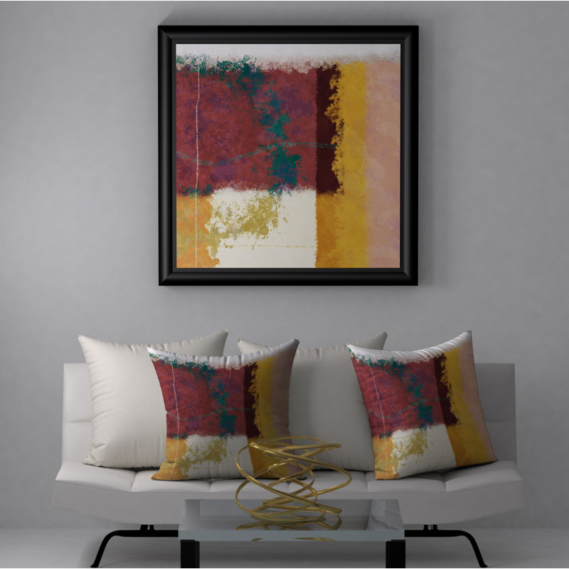 Housse et insert de coussin carré Debonair, 20 po X 20 po