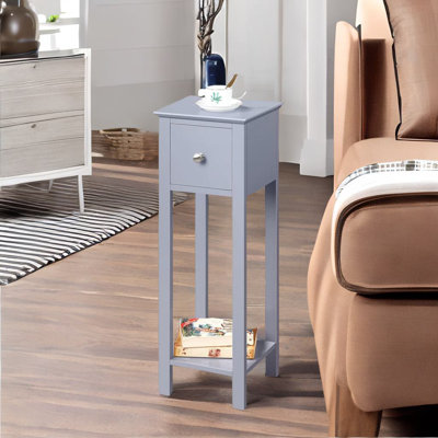 Aneesia 25cm W Manufactured Wood Bedside Table