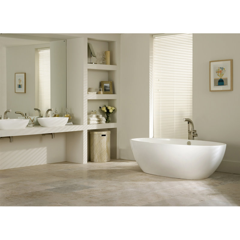 Barcelona Oval Vessel Bathroom Sink, Englishcast White
