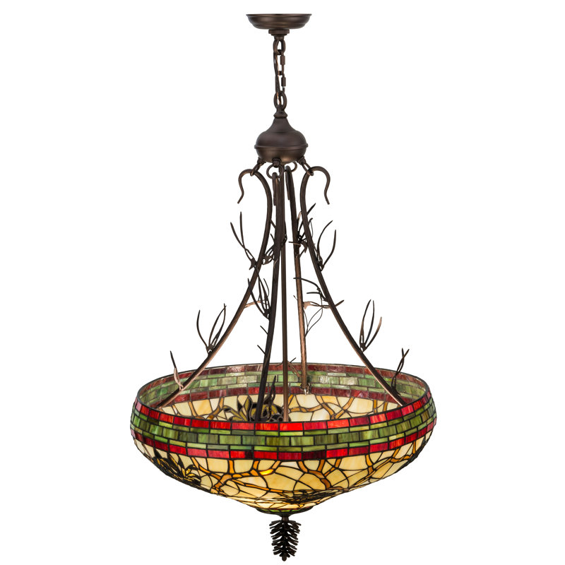 Rustic Lodge 4 - Light Pendant, Mahogany Bronze