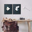 «Traditional Cranes Dance Single Photo Frame» par Grace Popp, 2 pièces sur toile-1353822363-1353892254