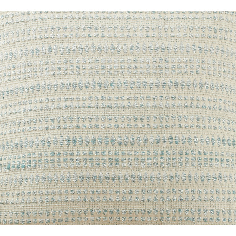 Celeste Collection Geometric Reversible Pillow Cover, Polyester/Polyfill, Aqua