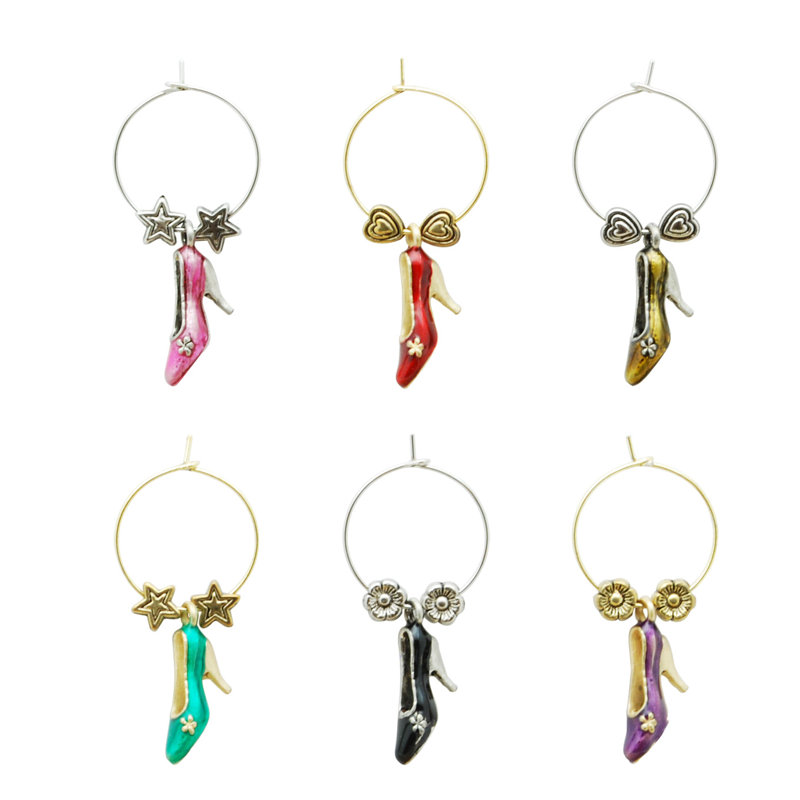 Luitpold Gold Brass Stainless Steel Wine Charm