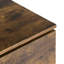 Table de chevet, tiroir de rangement et tablette ouverte