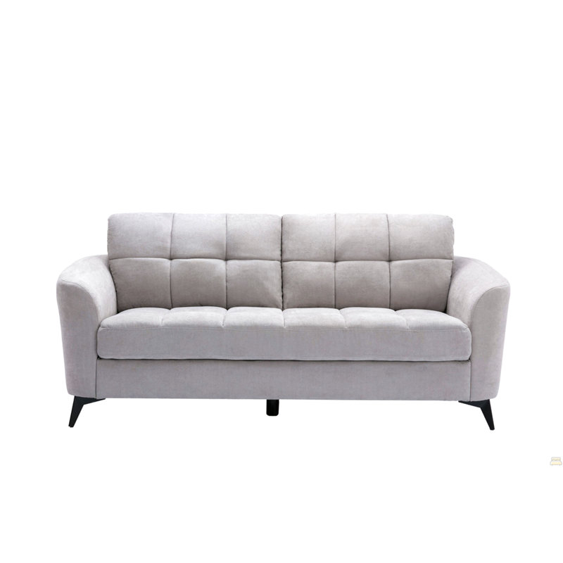 79"W Woven Fabric Sofa