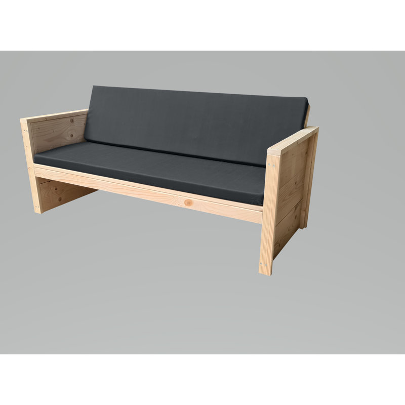 Meacham Manufactured Wood Wood Outdoor Bench