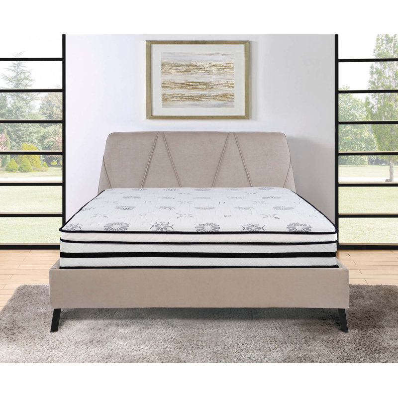 Matelas hybride avec housse matelassée très respirante