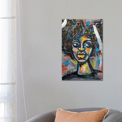 Visions Of My Shadow Self by Akaimi The Artist - Wrapped Canvas Print