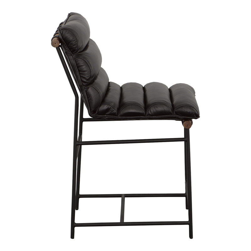 Luca Stool, Black, Bar Stool (30" Seat Height)