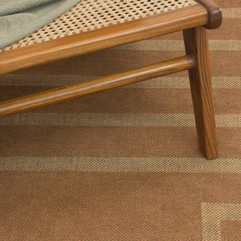 Snake Flatweave Rug, 9' x 12', Terra