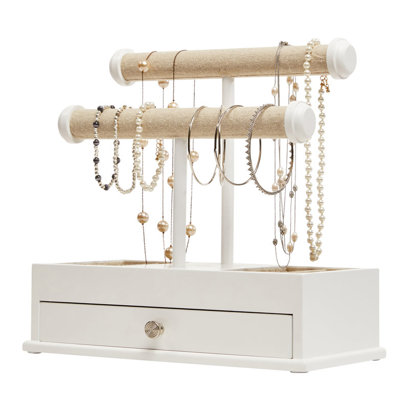 Boîte à bijoux avec organisateur