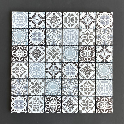 Inkjet Glass Bathroom Wall Mosaic Tile
