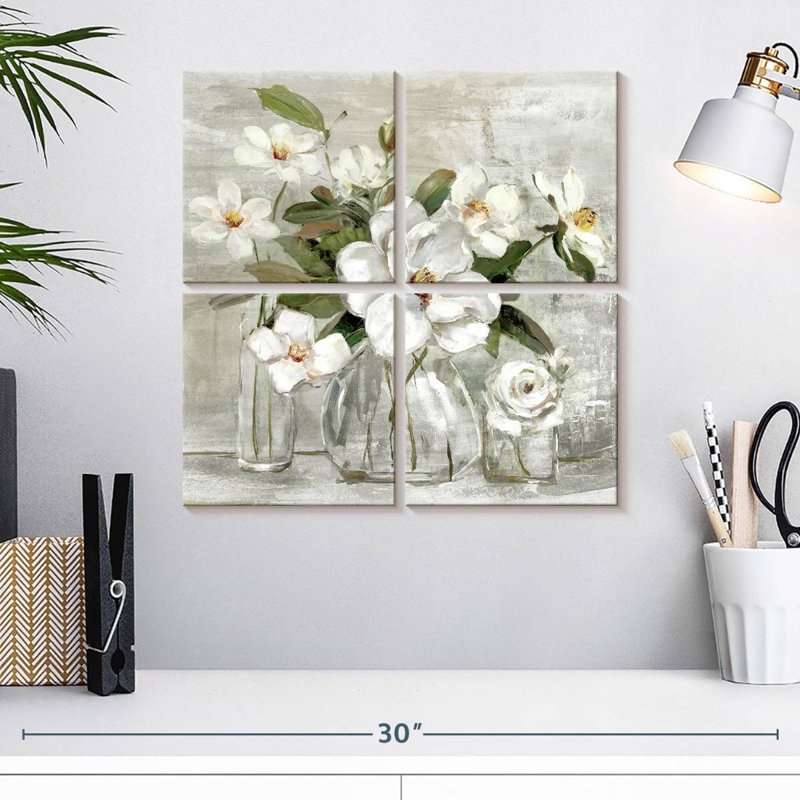 Magnolias Harnek, H 18 po x l 18 po
