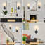 Zulmy 1 - Light Dimmable Wallchiere Wall Mounted Sconce Wall Light with Clear Glass-1647277061