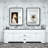 Demetrion Rectangle Lighted Pivot Bathroom Vanity Mirror with Anti-fog and 3 Adjustable Color-762279462-762279457