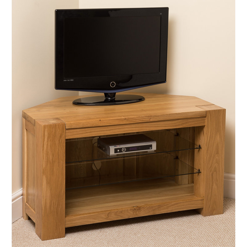 Hagan Unfinished Corner TV Stand for TVs up to 43"